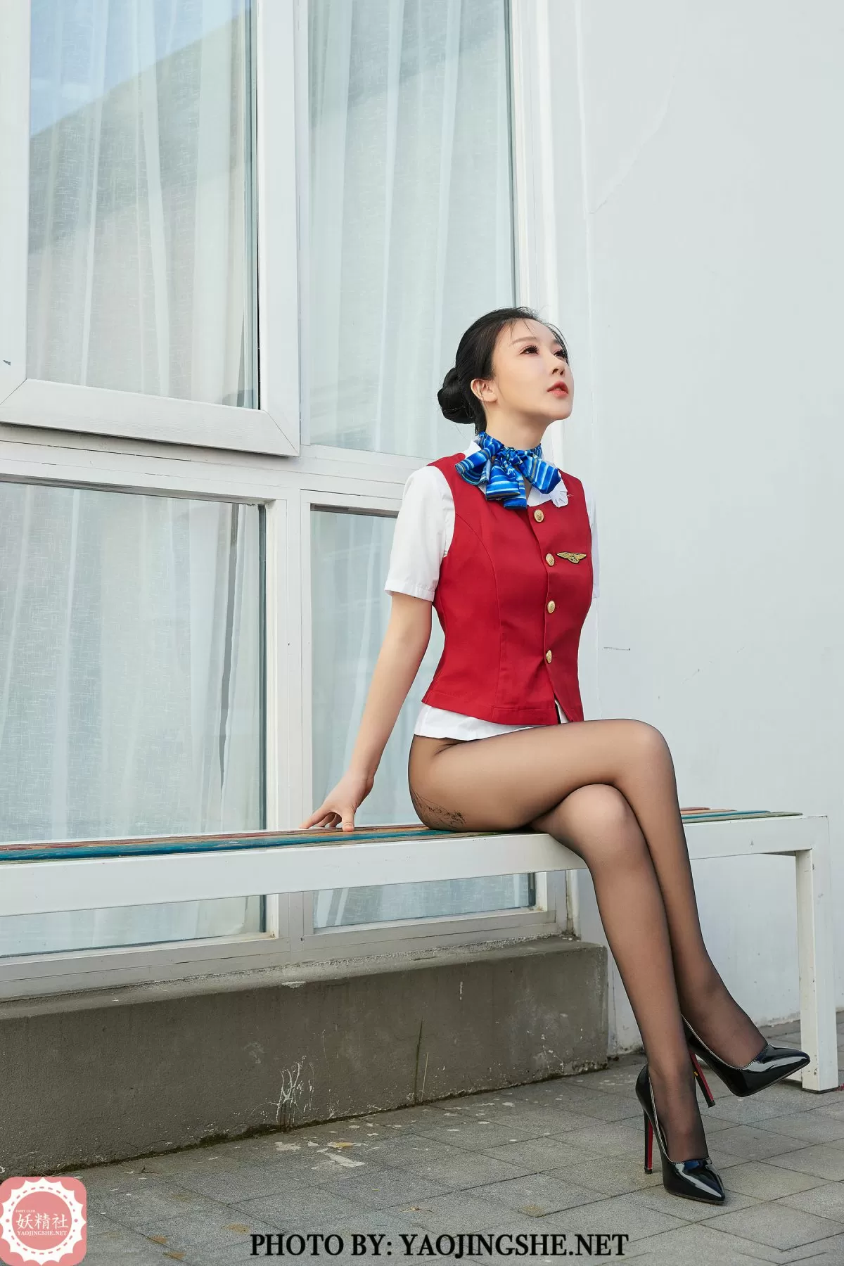 T2017 美琪老师傅 空姐-38P