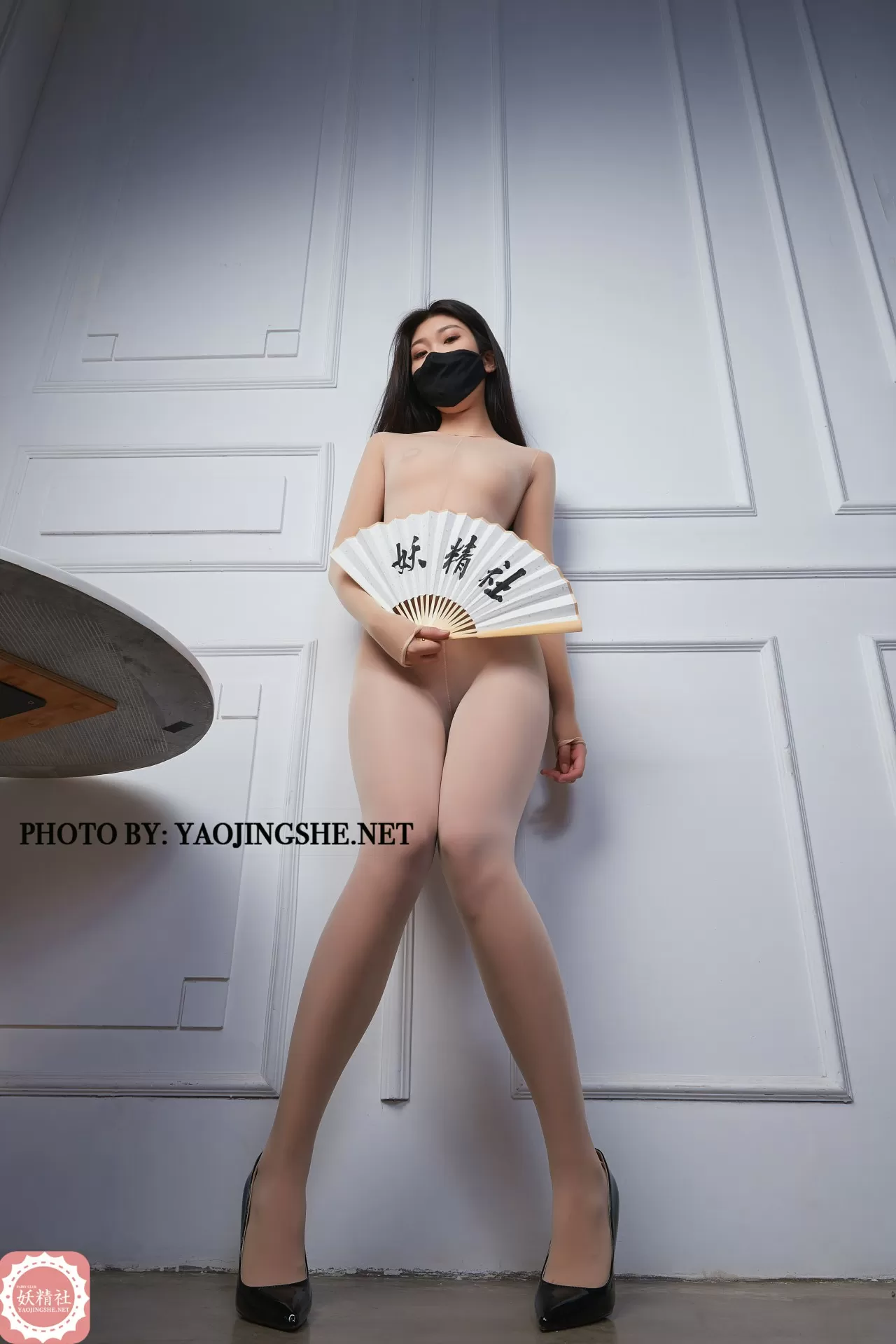 T2027《苏伟-黑旗袍连身袜》 2020.08.19