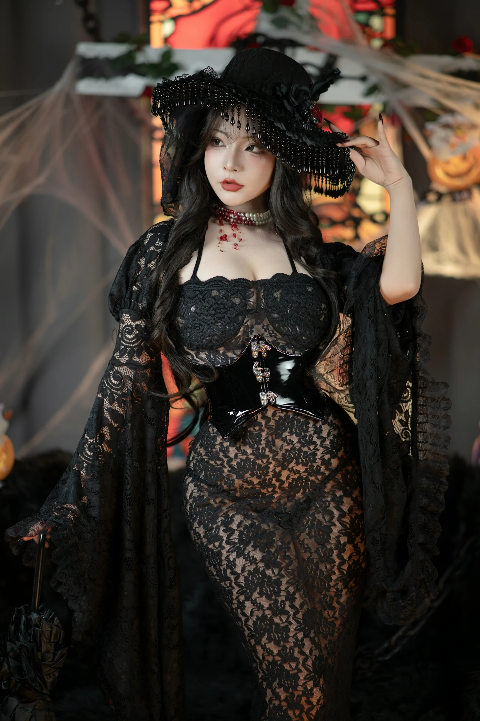 「yuuhui玉汇」万圣节特辑 – 魔女狂欢夜-3P