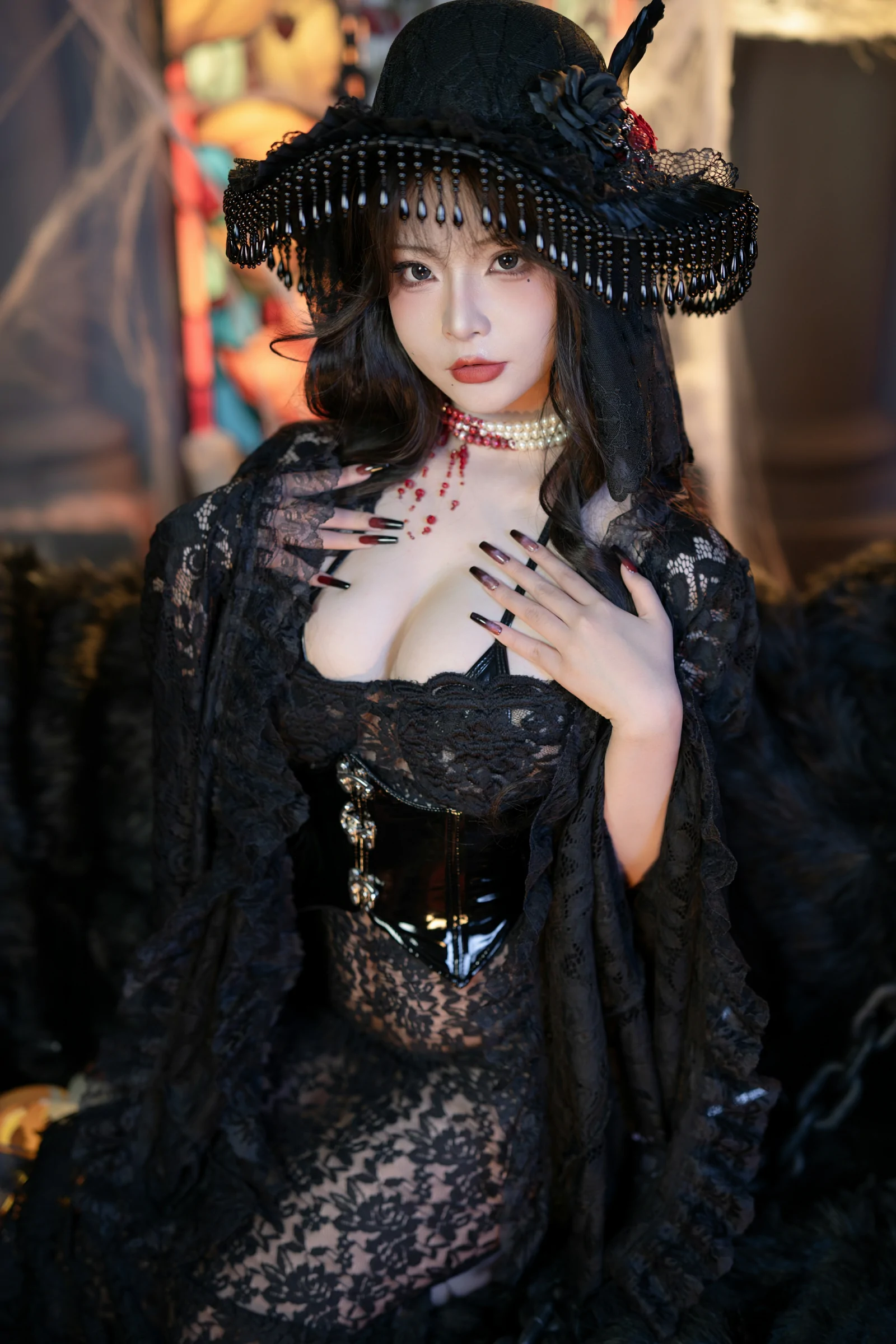 「yuuhui玉汇」万圣节特辑 – 魔女狂欢夜-13P