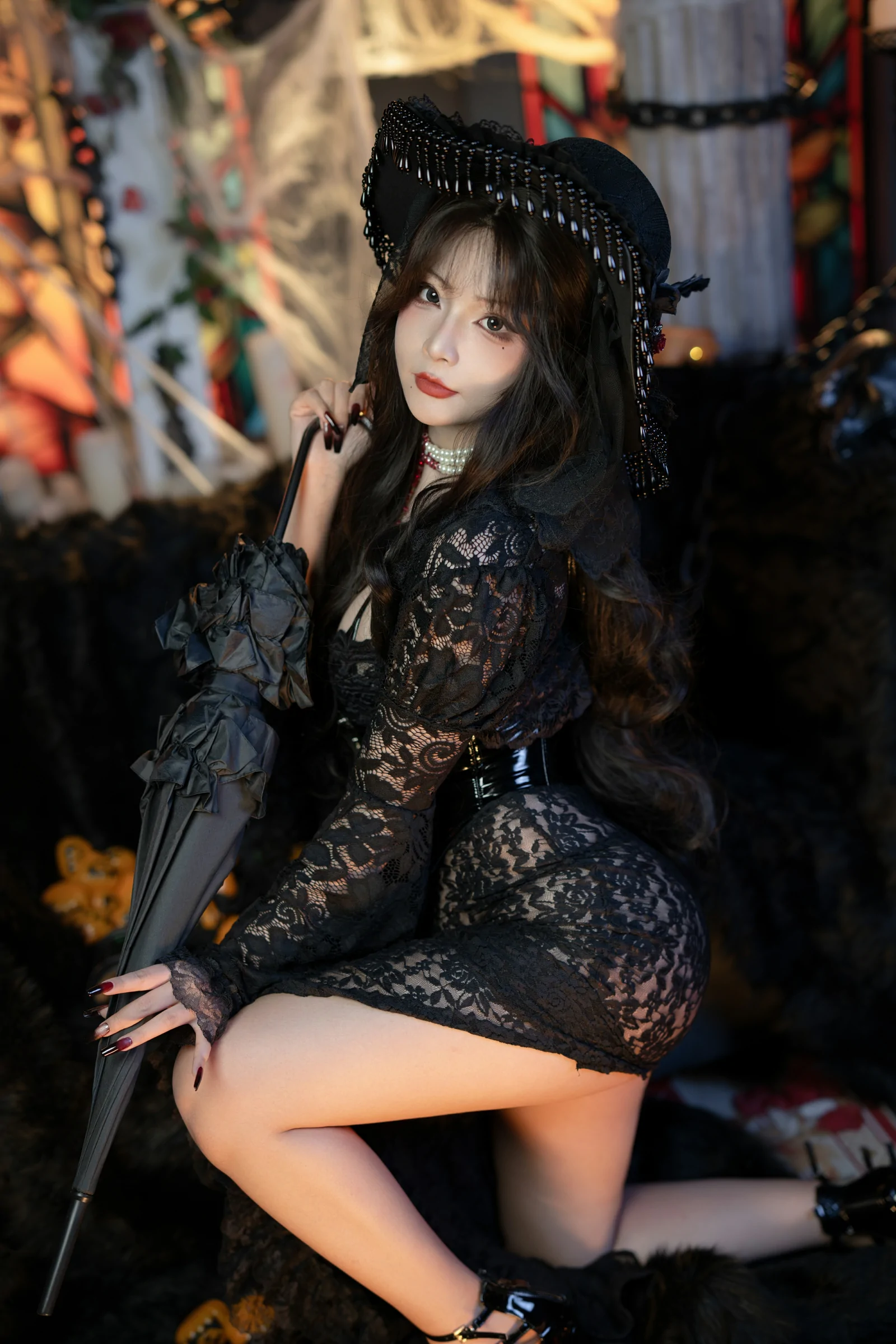 「yuuhui玉汇」万圣节特辑 – 魔女狂欢夜-34P